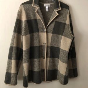 Rena Rowan For Savile 100% Wool Blazer Jacket Large